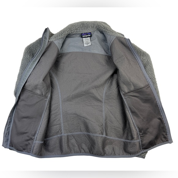 Patagonia Jacket Womens Small S Retro-X Dusky Gray Deep-Pile Fleece 23072 - Picture 3 of 6